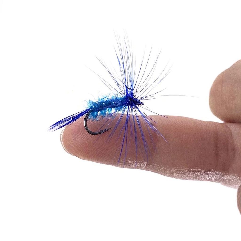 5/10 Teile/schachtel Mischfarben Insekten Fliegen Fliegen Angeln Lockt Fliegen Schwimmenden Köder Trockenen Fliegen Forelle Künstliche Kurbel Haken locken