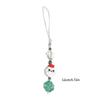 Christmas Keychain Detachable Snowman Snowflake Phone Lanyard for Fashion Lovers