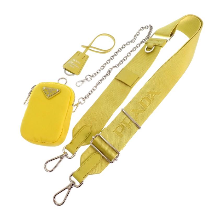 PRADA  1BH204 2WAY bag yellow/yellow Nylon Women