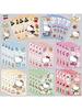 8Pcs Cartoon Sanrio Diy Creative Stickers, Puzzle Stickers, Decorative Stickers, Assembly Stickers