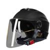 Certified All-Season Electric Vehicle Helmet, Breathable Double Visor, Sun Protection, Unisex Half Helmet for Men and Women