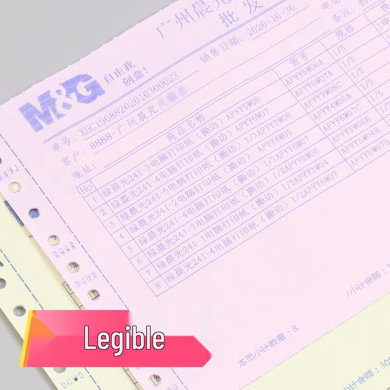M&G Pin-Type Accounting Voucher Forms