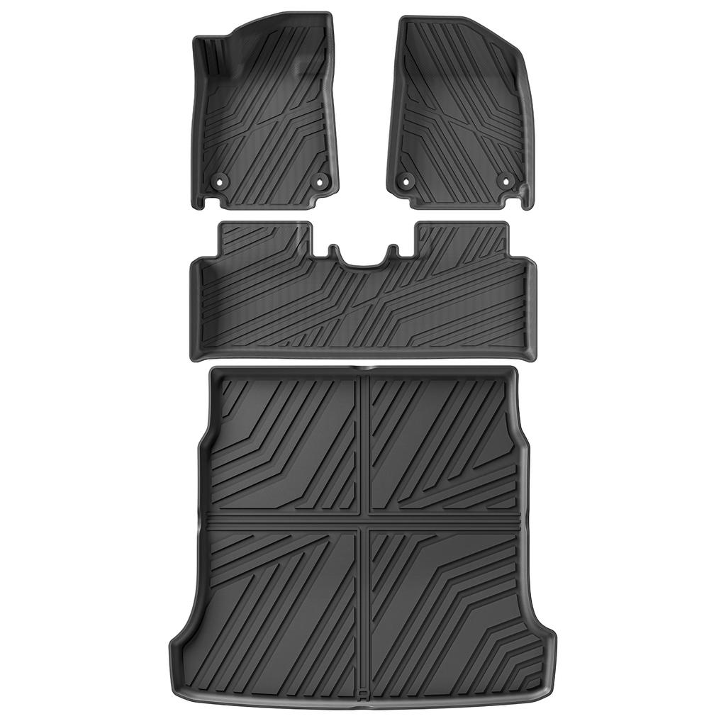 for Hyundai Ioniq6 2025 2025 Car Floor Mats Cargo Liner Trunk Pad TPE 3D Waterproof All Weather Left Hand Drive