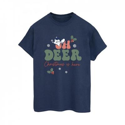 Damen Bambi Oh Deer Baumwoll Boyfriend T-Shirt