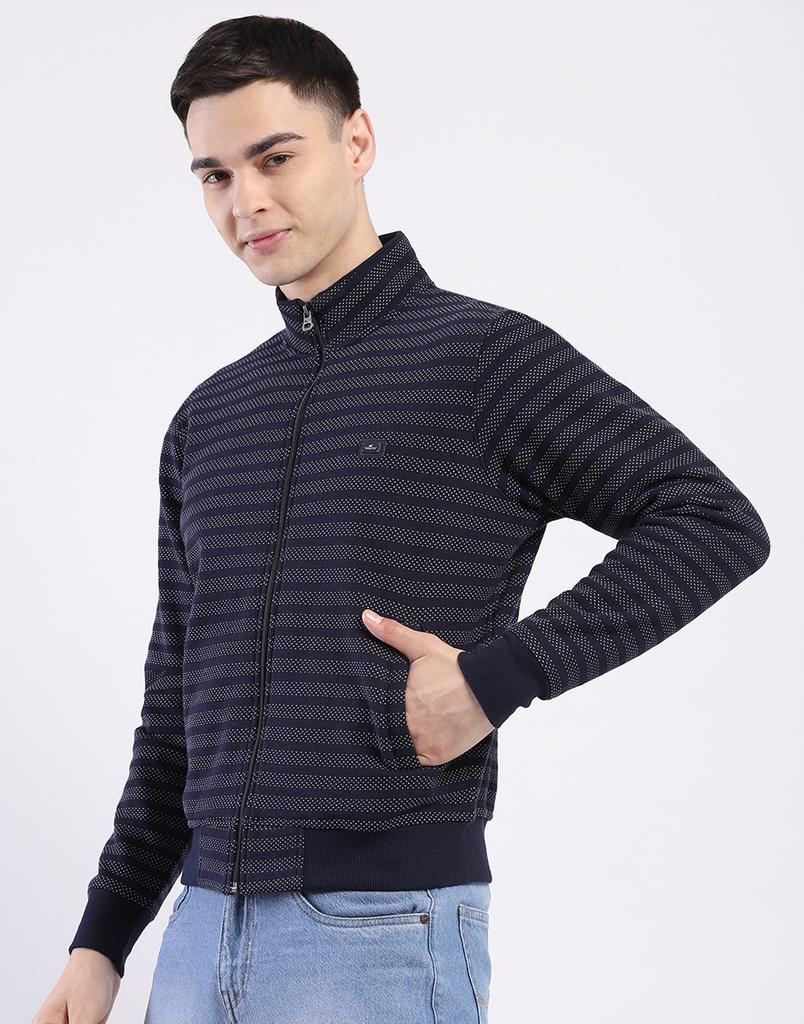 Monte Carlo Men's Mock Neck Full Sleeve Sweatshirt