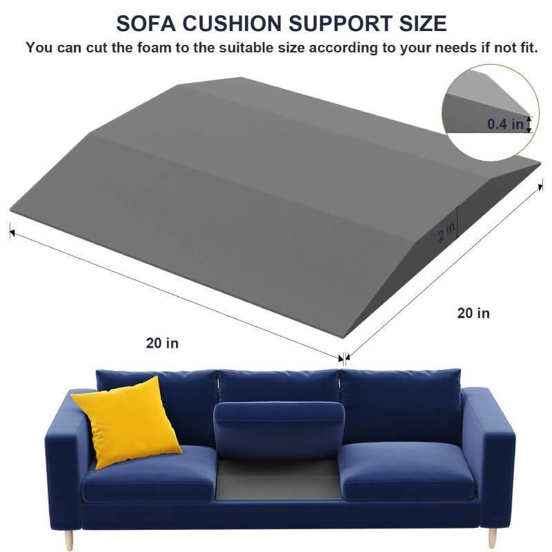 Arched Foam Sitting Pad For Sofas With Highdensity Filling For Comfort And Support At Home