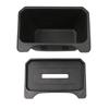 Rear Center Console Organizer 2nd Row Console Back Seat Storage Container TPE-material Easy Fixing Suitable for ModelY