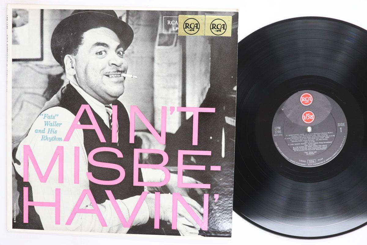 Виниловая пластинка FATS WALLER  Aint Misbehavin LPM1246 RCA VICTOR 1956 США Джаз Б/у
