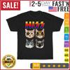 Hiss Funny Cats Kittens Rock Rockin Vintage T Shirt Men Women Fashion NEW 2023