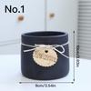 Simple Colored Flower Pot Ceramic Succulent Pot Plant Pot Planter Bonsai Home Decor Garden Decoration Desktop Ornaments