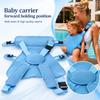 Baby Swimming Carrier Seat Adjustable Strap Support for Water and Land Use Breathable Lightweight Infant Waist Stool Harness