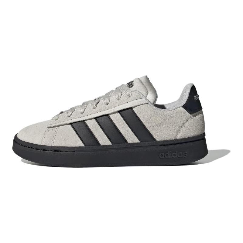 adidas Grand Court Alpha Unisex Low-Top Skate Shoes Grey Black IH1287 43