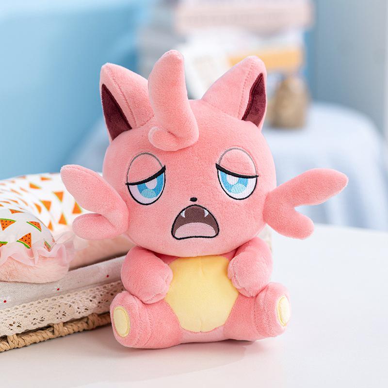 Mengshi Qi Mischief Cat Plush Toy - Anime Sad Elf Cat Doll for Kids and Girls