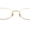 Great Cartier Glasses Trinity Square Frame gold mens Used