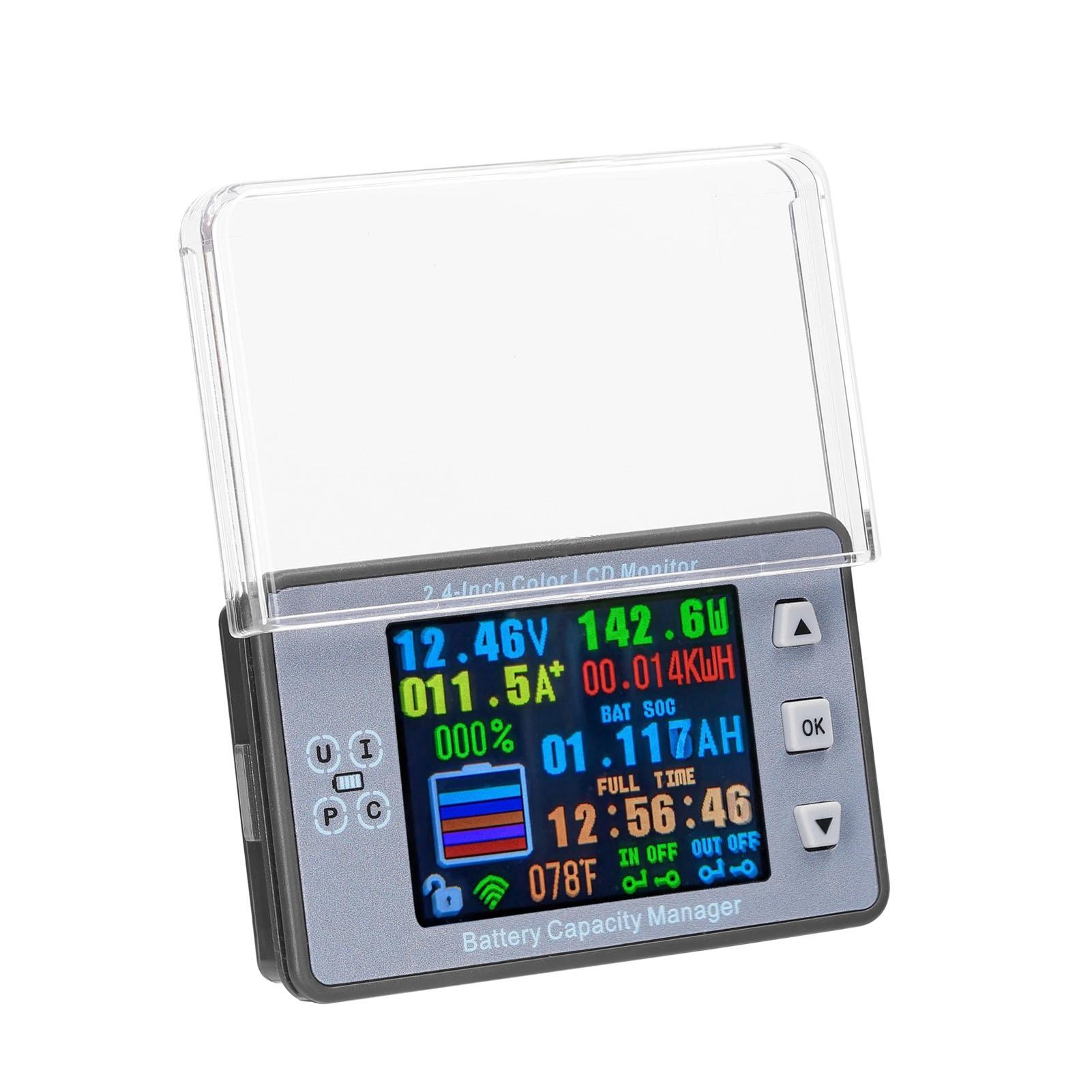 

Battery Capacity Tester 2.4 Inch Color LCD Voltage Current Power Temperature Meter