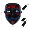 Bornoon Halloween Illuminated Cosplay LED Illuminated Horror Perfect for Cultural Costume School New Cosplay Mask, Cosplay, Mask, Accessory, Mask,