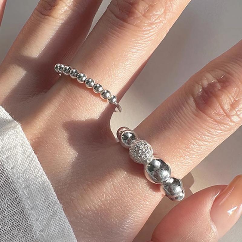 

Foxanry круглое геометрическое кольцо для женщин, модные индивидуальные минималистичные украшения для дня рождения, аксессуары, подарки