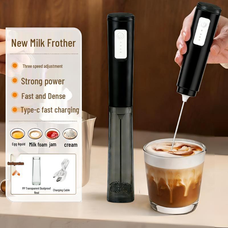 Wireless Handheld Electric Milk Frother Blender for Coffee