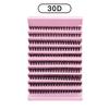 Premium Fiber Single-Cluster Eyelash Kit (Includes Adhesive + Tweezers + Comb)