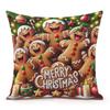 Cute Cartoon Monkey Pillow Cover, Funny Animal Print Cushion Case, Kids Room Decor Throw Pillowcase, Soft Home Textile