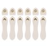 6pcs Leather Snap Buckles Sew On Toggle Closure Buckle Snap Buttons Tab Buckle Fasteners Buttons Replacement for Craft Sewing