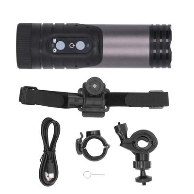 HD 1080P Bike Motorcycle Helmet Camera WiFi Flashlight Camera Anti Shake Waterproof Sports DV H68A