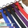 5cm Stil Coreean Trendy Slim Fit Fermoar Ușor Cravată pentru Bărbați și Femei - Negru