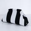 Striped Knitted Bag for Women, Wedding Banquet Handbag, Artistic Retro Woven Tote Bag, Simple and Fashionable Handbag