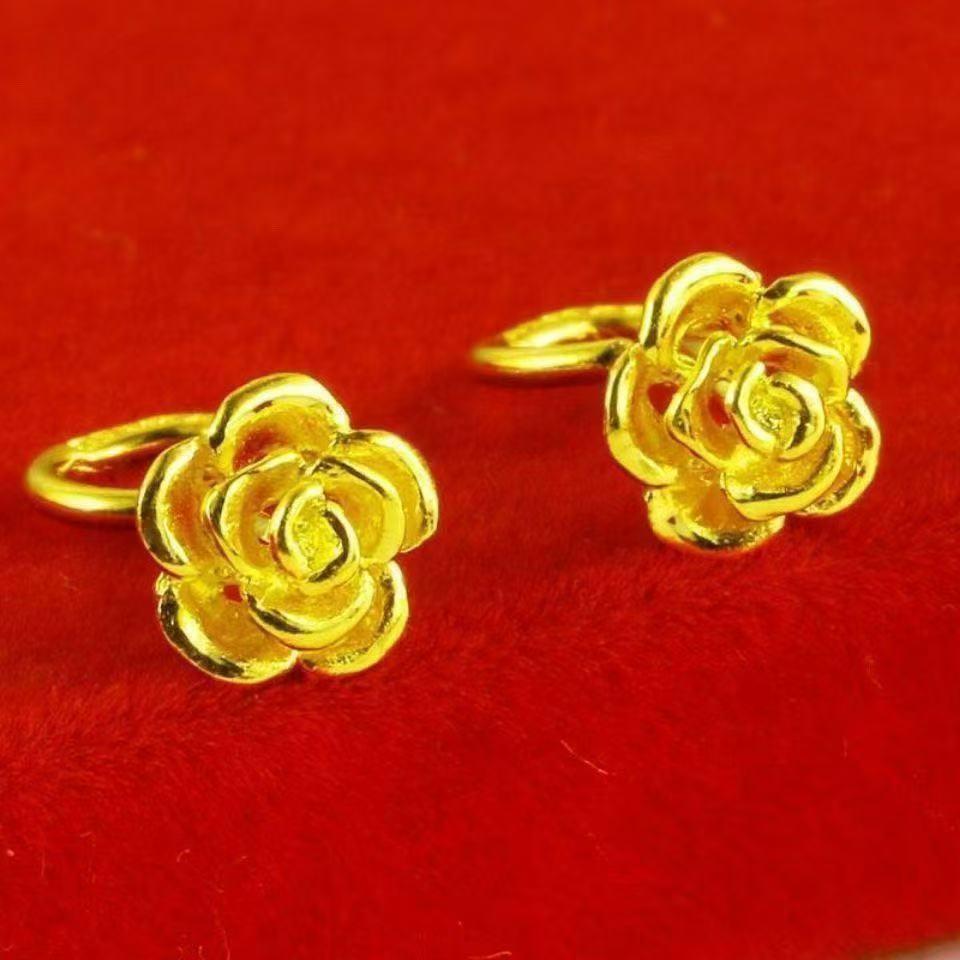 Peach Blossom Elegant Women's Earrings - Simple, Versatile Ear Hooks Gift Jewelry