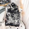 Autumn and Winter Literary and Artistic Fan Imitation Cashmere Flower Scarf Women's Fashion Temperament Atmosphere Medium and Long Warm Scarf