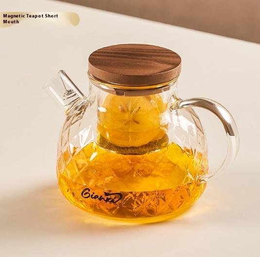 

Чайник для заваривания чая Gianxi, плавающая чашка с магнитной присоской, высококачественный стеклянный чайник для заваривания чая с разделением чая
