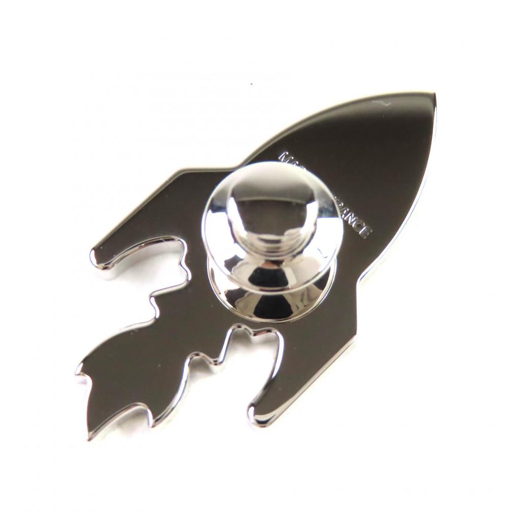 HERMES Brooch Space H Space Ash Crude Cell Pin Badge multicolor Women Used
