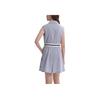 Fila Original Fashion Versatile Casual Simple Comfortable Striped Sleeveless Dress Women Dresses Cloud-Mushroom-White F11W529314F-WT
