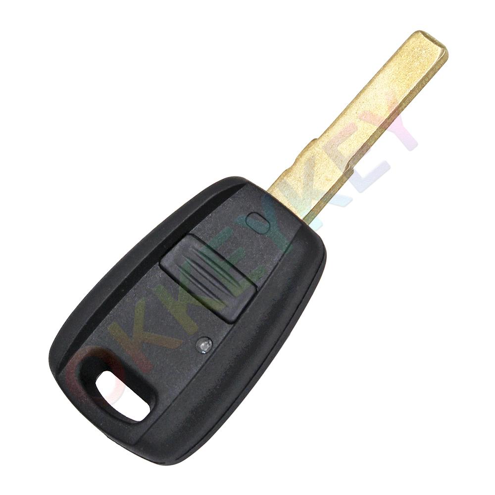 Ecusells 1 Button Remote Car Key Fob 433MHz with ID48 Chip for Fiat Doblo Albea Palio Punto 2005 2006 2007 2008 P/N: 71744151