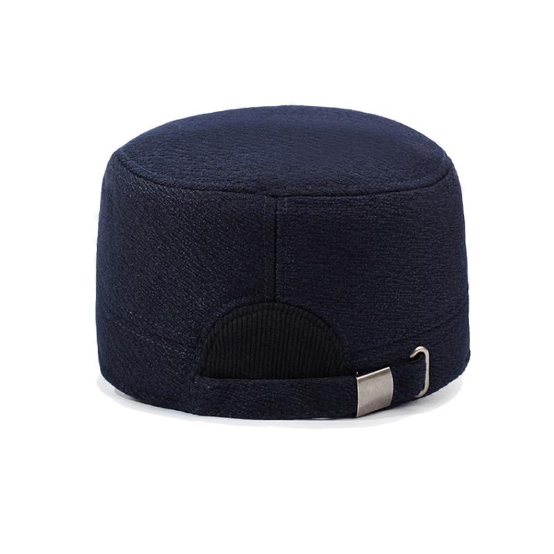 Middle-Aged and Elderly Warm Velvet Hat Autumn Winter Flat Cap Cold-Proof Outdoor Men's Thick Cap