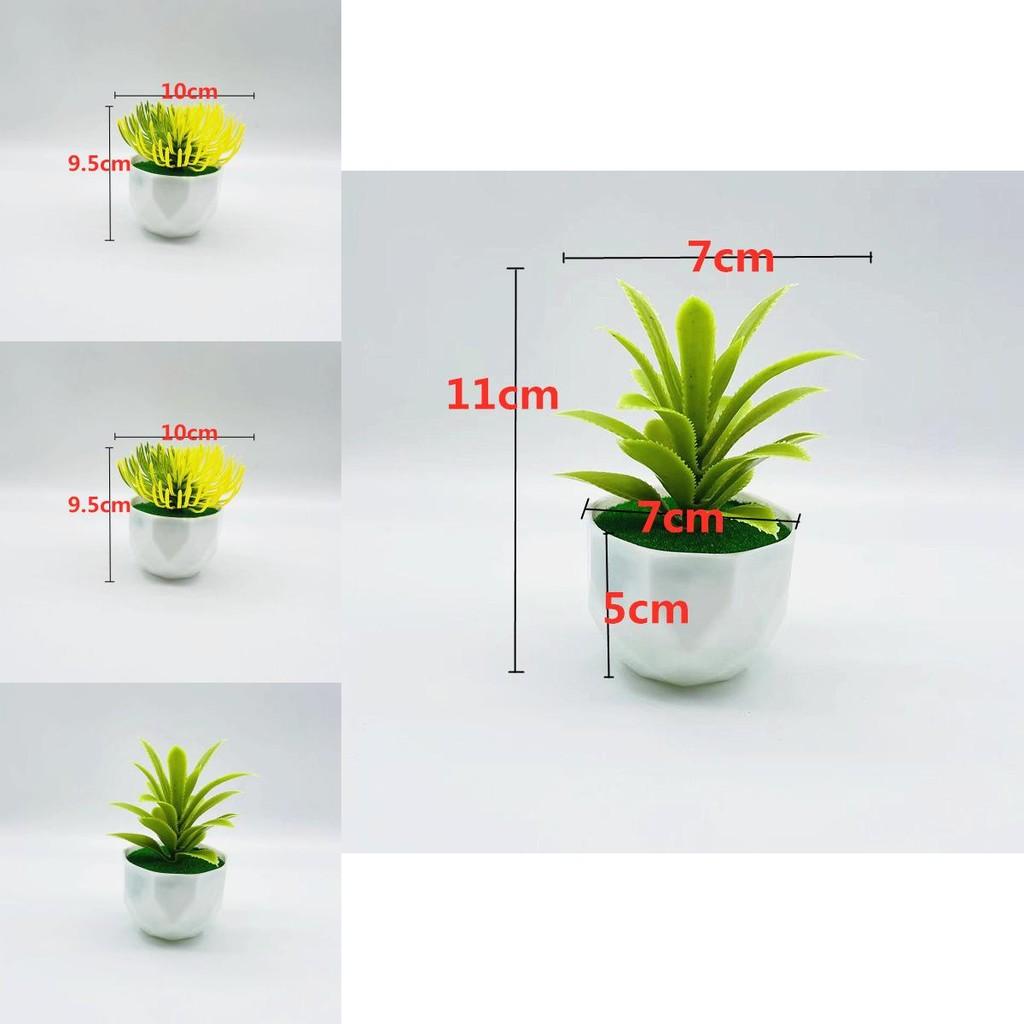 Plastic Succulent Fake Plant Pot For Home Decor And Gift