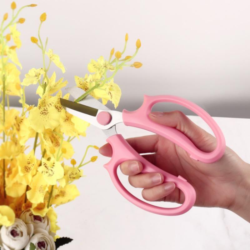 Stainless Steel Garden Scissors Floral Shears Professional Flower Scissor Comfortable Grip Handle Pruning Shear New