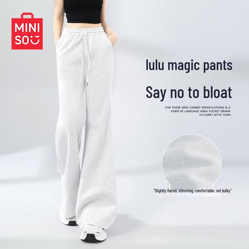 Женские расклешенные брюки с высокой талией MINISO XL