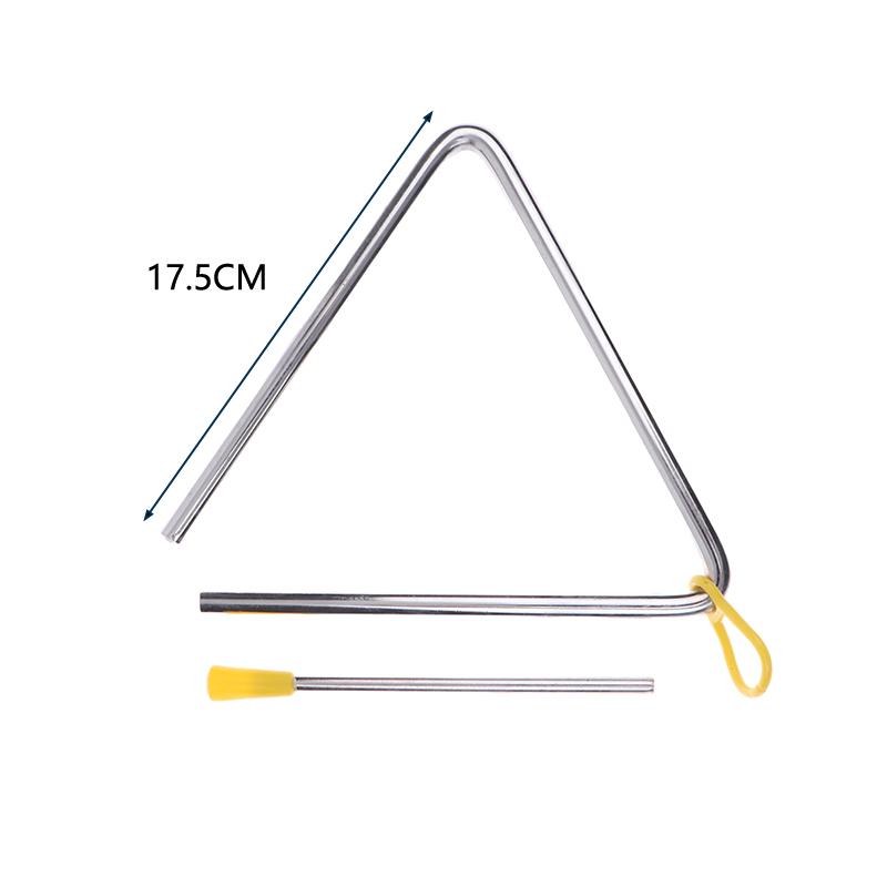 

Детское музыкальное просвещение с ритмическим треугольником со страйкером 4/5/6/7/8/9/10 дюймов ручной перкуссионный инструмент музыкальный стальной треугольник 7 inches