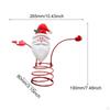 Holiday Wine Bottle Glass Holder Kitchen Storage Rack for Bar Shelves Pantry Red Hat