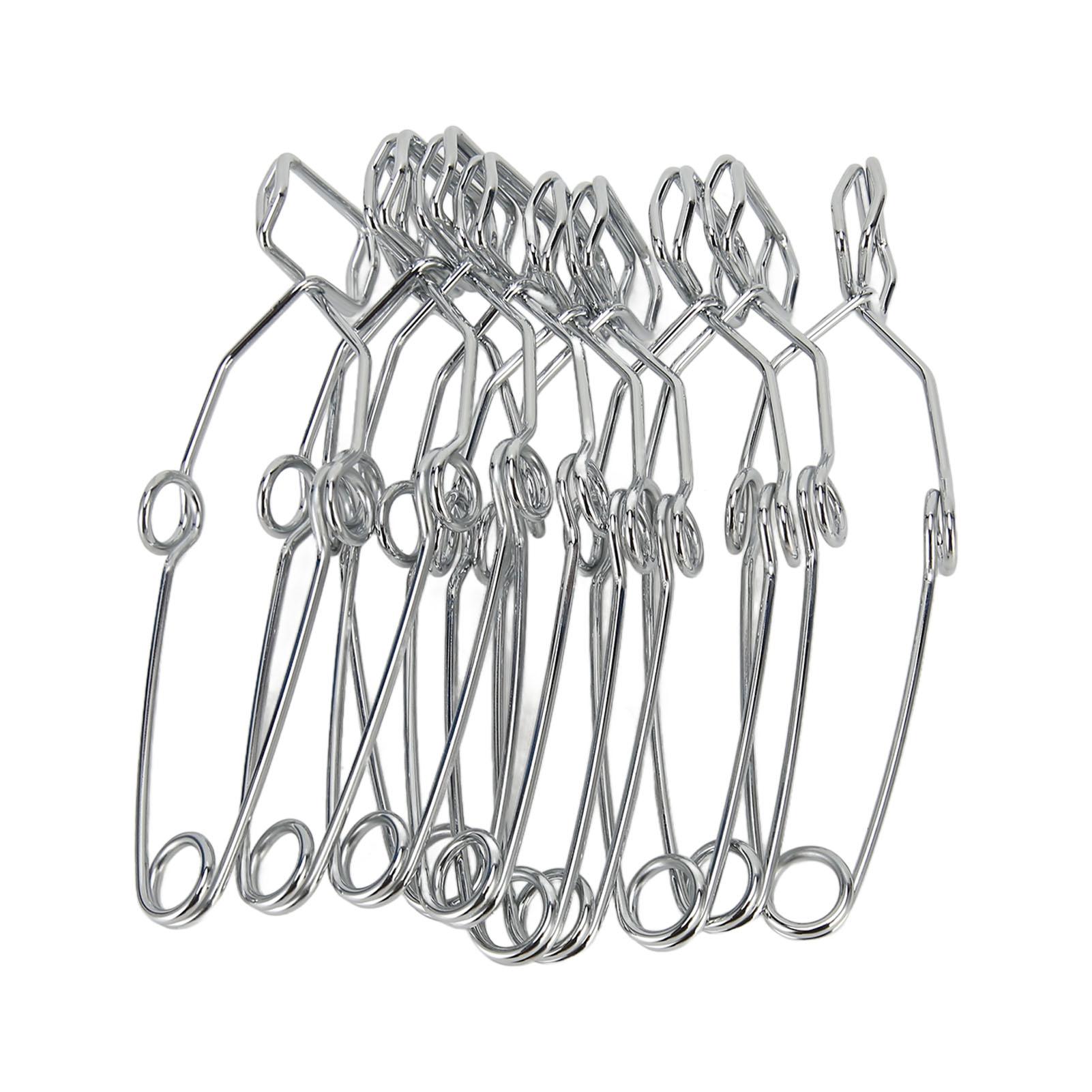 

10 шт. Зажим для пробирок из нержавеющей стали, термостойкий, удобный, лабораторный