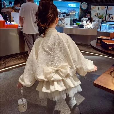 Frühlings- und Herbst-Kinderjacke Mädchenmantel Baby Kinder Mantel Prinzessinnen Kinder Süße Oberbekleidung