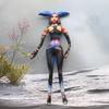 Abstrakte Valorant Vanguard Anime bewegliche Plüschpuppe mit abstraktem Körper Drahtskelett Cosplay Halloween Puppen Requisite Handgefertigt