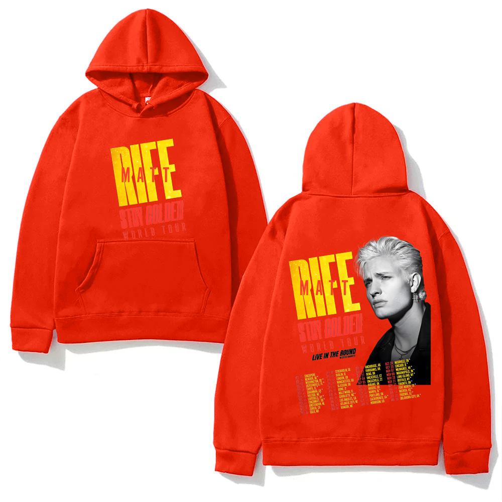 Stay Golden World Tour 2026 Live In The Round Hoodie Matt Rife NEW Hoodie Unisex Comfortable Gothic Clothes Long Sleeve Pullover