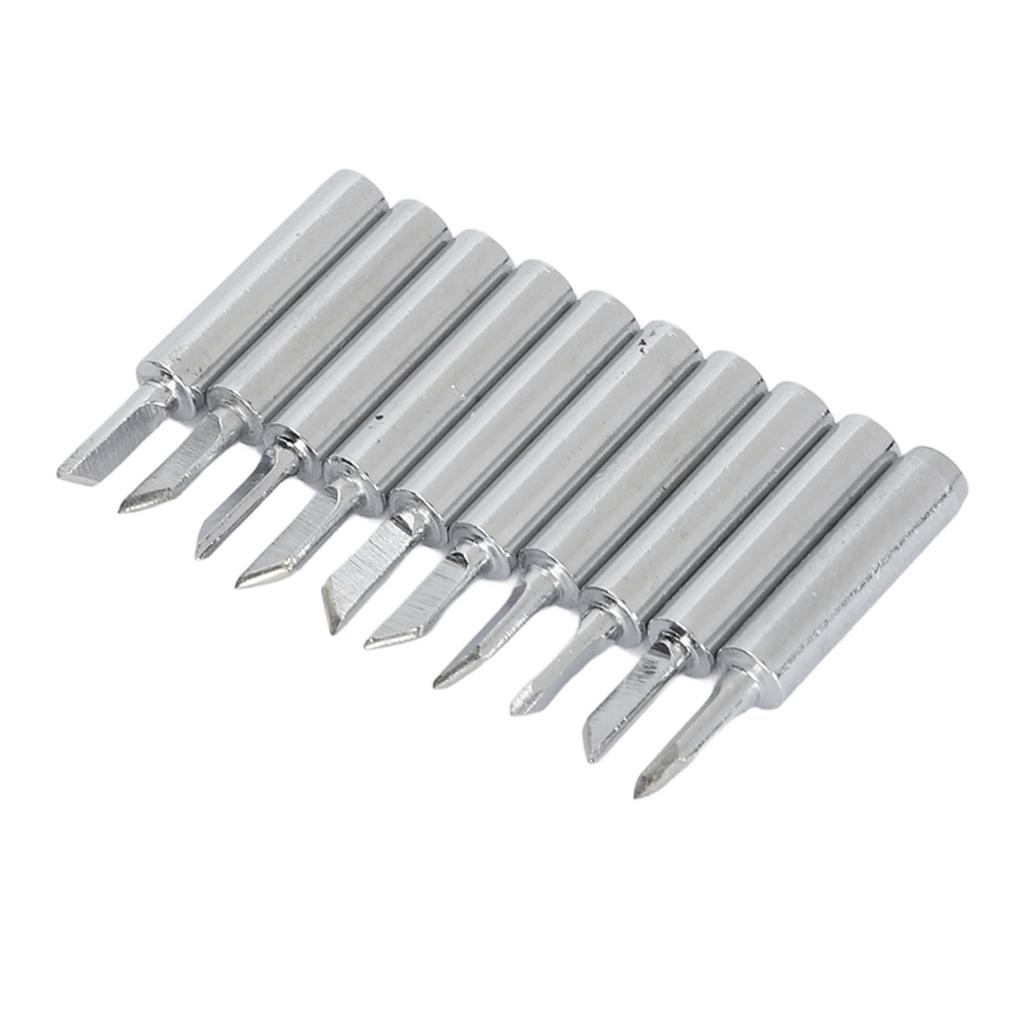 10 Stück Lötkolbenspitzen Ersatz Elektrische Lötstation Schweißgeräte Zubehör mit Loch