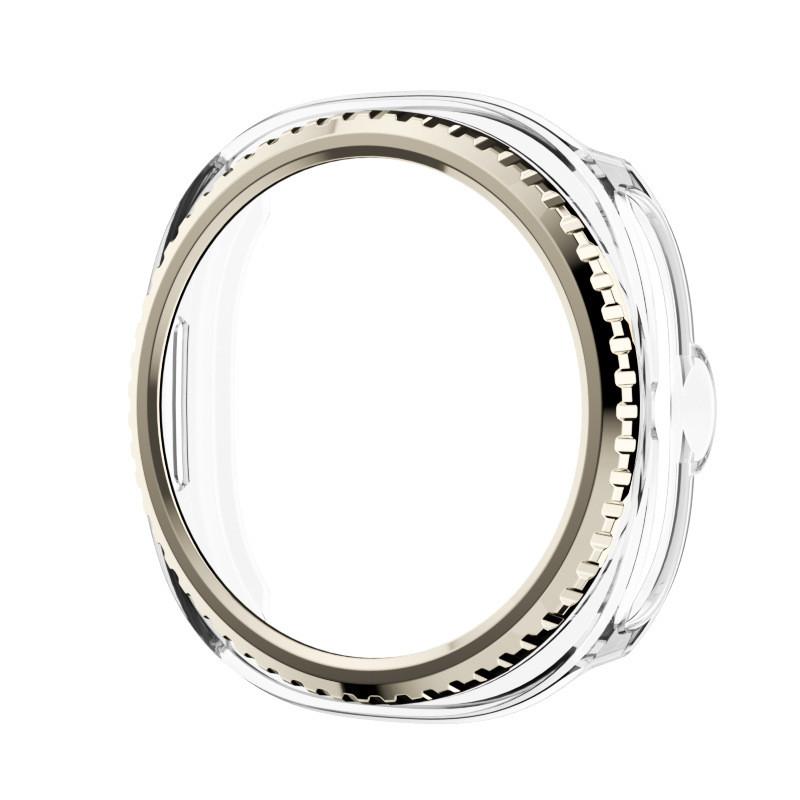 Bezel Ring+Cover Case for Samsung Galaxy Watch 8 Classic 46mm Protector Hard PC Bumper Shell Galaxy Watch 8 Classic Protective