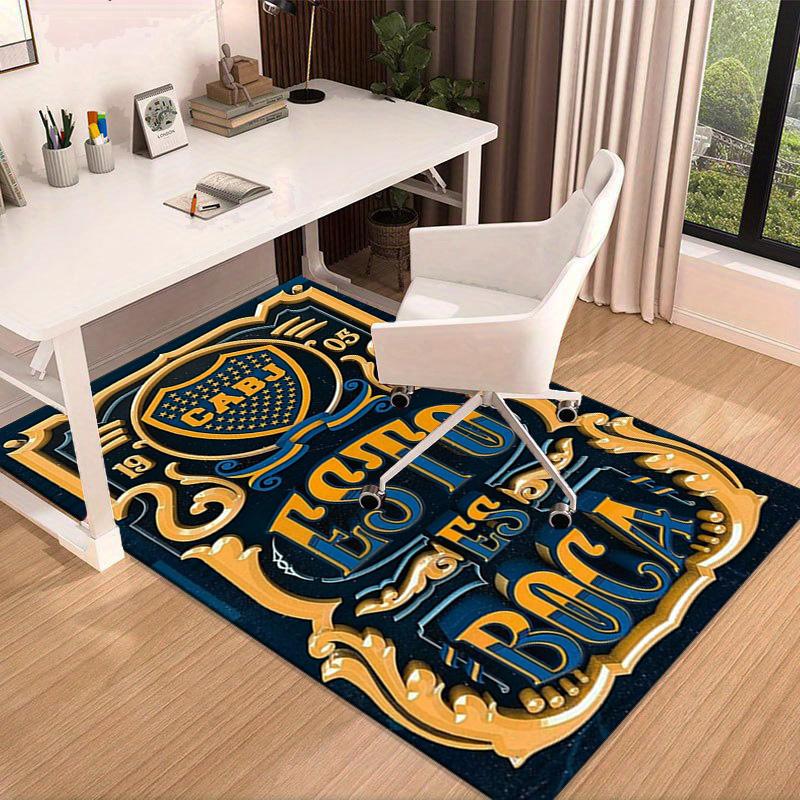 Boca Juniors Crest  Area Rug for Office, Chair Rug, Decorative Carpet Livingroom Mat, Large Size Fan Gifts Christmas Gifts