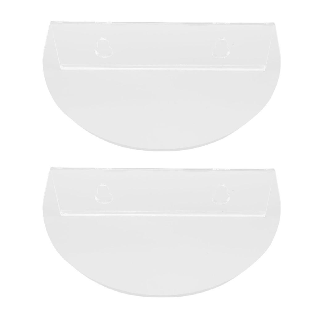 2PCS Window Plant Shelves Aquarium Shelf Transparent Acrylic Ledge Plants Holder with Strong Suction Cups for