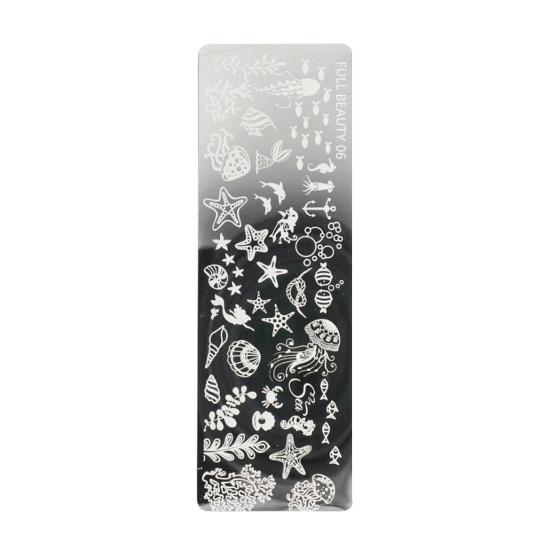 Nail Stamping Plates Exquisite Manicure Nail Art Making Stainless Steel DIY Template Nail Tool for Lady
