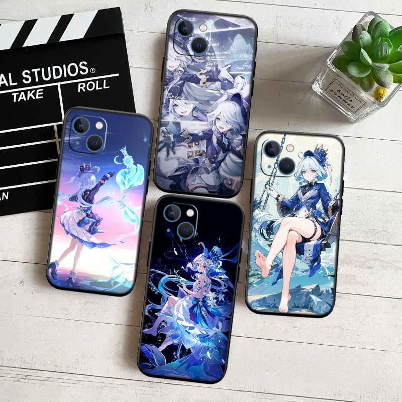 Genshin Impact Furina Phone Case for Motorola Moto Edge 60 60s 70 G86 G56 G54 E14 G04S G45 G54 G64 Pro Power Neo Fusion